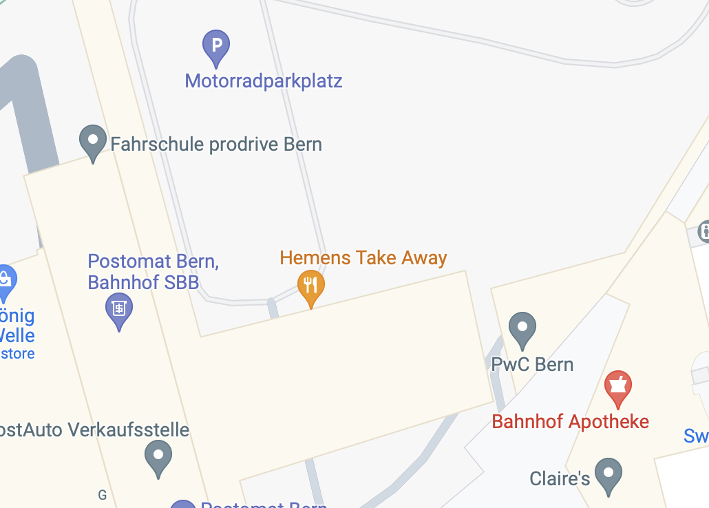 google maps karte hemens take away